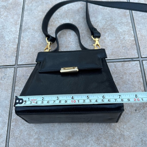 cacharel black leather crossbody - Picture 8 of 16